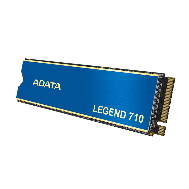 قرص تخزين ADATA LEGEND 710 SSD بسعة 256 جيجابايت PCIe Gen3x4 NVMe M.2 - بسرعة تصل إلى 2100/1000 ميجابايت/ثانية، NVMe 1.4، HMB، LDPC ECC