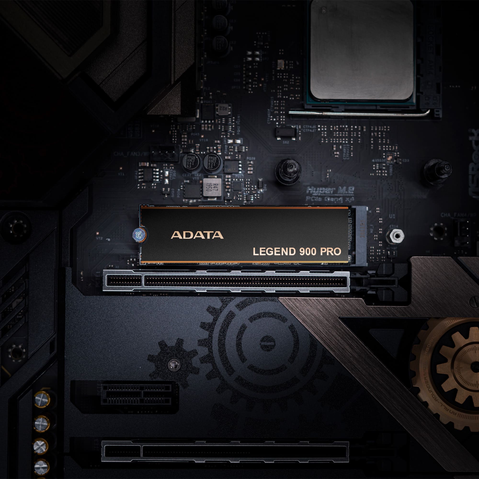 ADATA Legend 900 Pro 2 TB PCIe Gen4 x4 M.2 NVMe SSD – Up to 7,400 MB/s Read, 6,500 MB/s Write, NVMe 1.4, LDPC ECC, HMB, 1200 TBW, 5‑Year Warranty