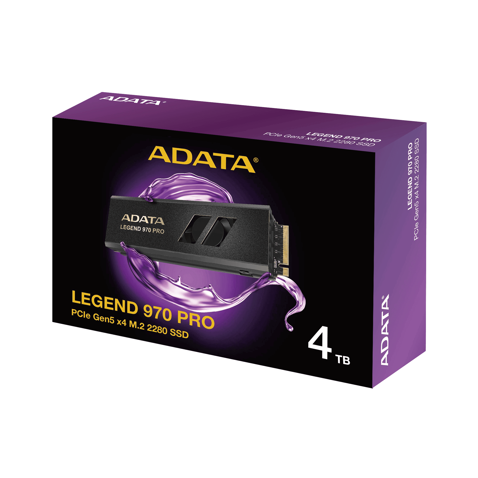 محرك أقراص الحالة الصلبة ADATA LEGEND 970 PCIe Gen5 x4 M.2 2280 - سعة 4 تيرابايت