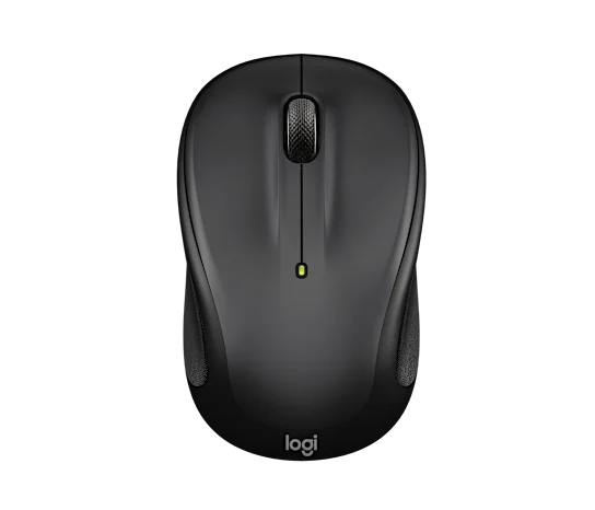 Logitech M325S Wireless Mouse — Compact 2.4 GHz USB Optical Mouse with Micro‑Precise Scrolling, 5 Buttons, 1000 DPI & Up to 18‑Month Battery Life
