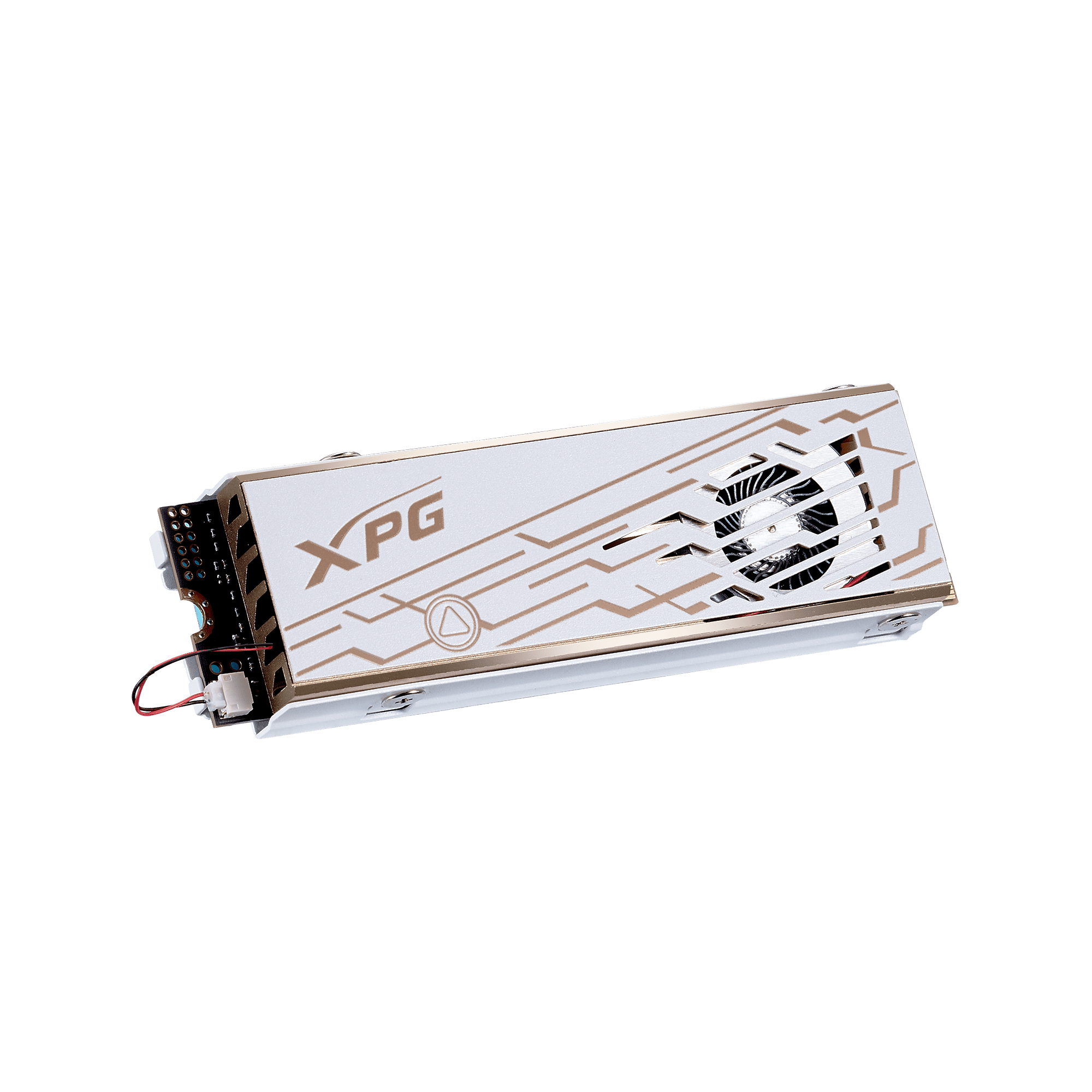 قرص الحالة الصلبة XPG MARS 980 PRO PCIe Gen5 x4 M.2 2280 - تبريد نشط بمروحة توربو، 14,000/13,000 ميجابايت/ثانية، 1 تيرابايت، متوافق مع PS5