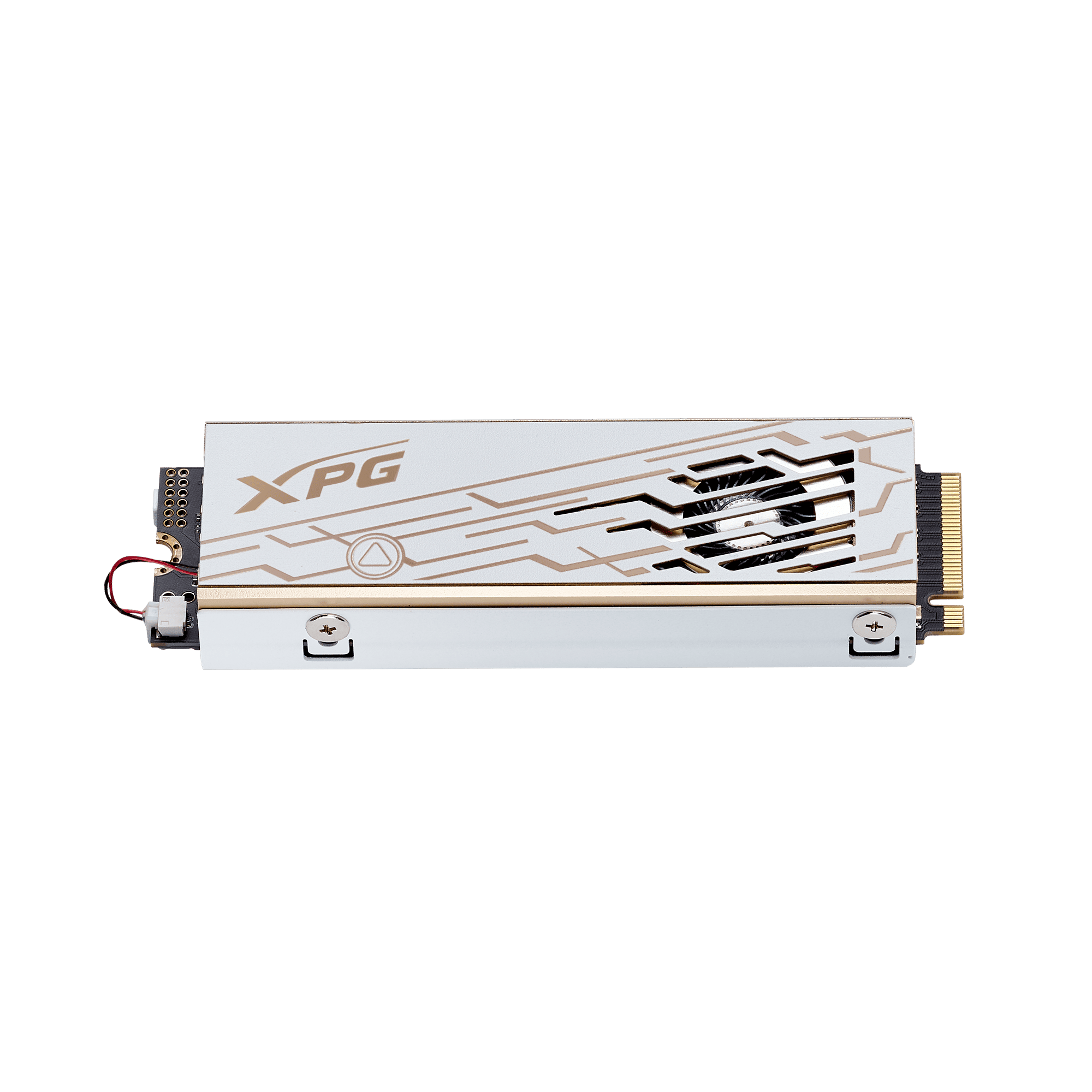 قرص الحالة الصلبة XPG MARS 980 PRO سعة 2 تيرابايت PCIe 5.0 x4 M.2 2280 - NVMe 2.0، بسرعة 14,000/13,000 ميجابايت/ثانية، تبريد نشط بالمروحة، حتى 2 مليون عملية إدخال وإخراج في الثانية