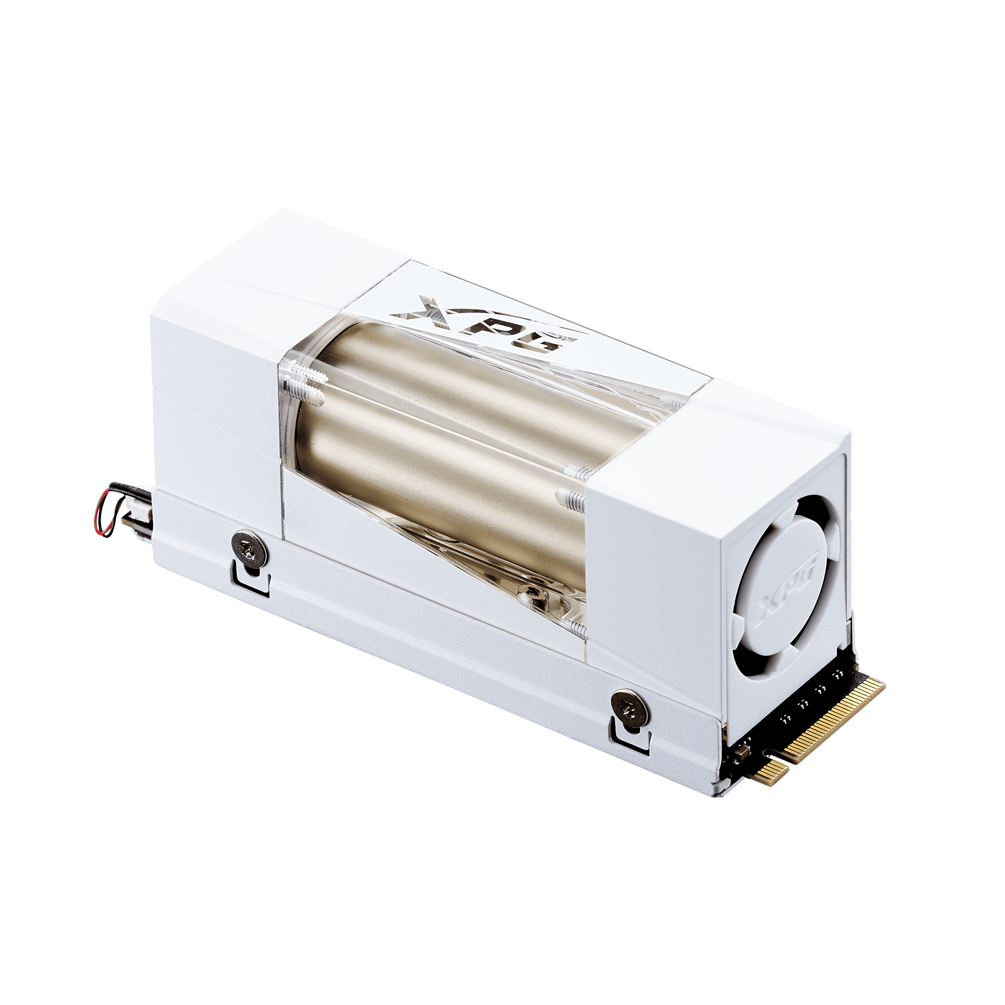 قرص الحالة الصلبة XPG MARS 980 STORM سعة 1 تيرابايت من الجيل الخامس PCIe M.2 - سرعة قراءة تصل إلى 14000 ميجابايت/ثانية، تبريد هجين بمروحة سائلة، ذاكرة تخزين مؤقتة DRAM، ذاكرة NAND ثلاثية الأبعاد مكونة من 232 طبقة