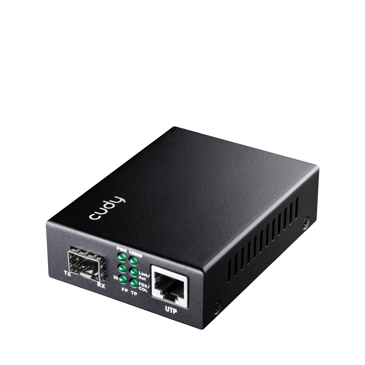 Cudy MC220 1.0 Gigabit Ethernet Media Converter (RJ45 ↔ SFP), Hot-swappable, LFP & FEF Diagnostics, Optional PoE Model