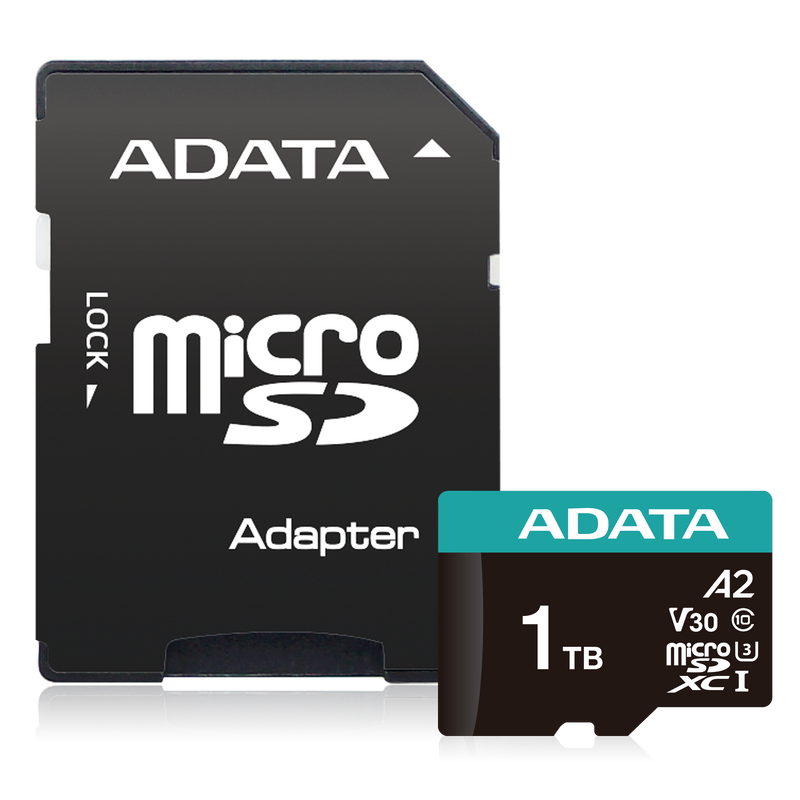 ADATA Premier Pro Memory Card SD 6.0 with Adapter - 1TB - microSDXC UHS-I