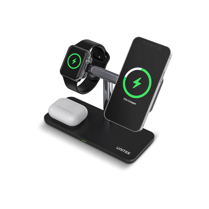 UNITEK MagMighty TRI 3-in-1 Dividable Magnetic Wireless Charging Stand