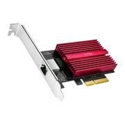 Cudy PE10G 1.0 Single‑Port 10 Gbps PCI‑E Ethernet Adapter (10G/5G/2.5G/1G/100M), Wake-on‑LAN & Energy‑Efficient