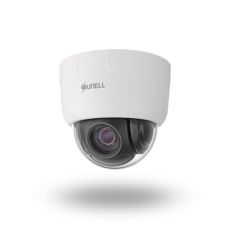 كاميرا Sunell 5MP 15x Starlight IR PTZ مع كشف الذكاء الاصطناعي ونطاق الأشعة تحت الحمراء 200 متر