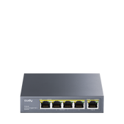 Cudy POE40 1.0 4‑Channel Gigabit PoE Extender (802.3bt/at/af, 1× In, 4× Out, +100 m Range, Wall‑Mount)