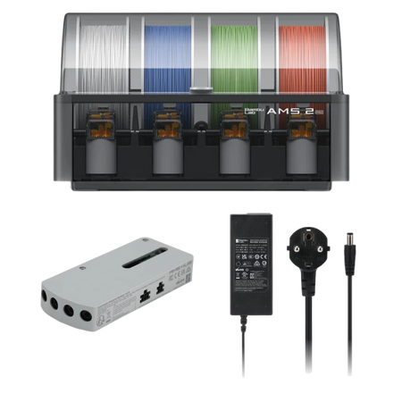 Bambu Lab Automatic Material System (AMS) – Multi-Material Filament Feeder for 3D Printers, Smart Auto-Switching, Humidity-Controlled Storage, Compatible with Bambu X1, P1 Series