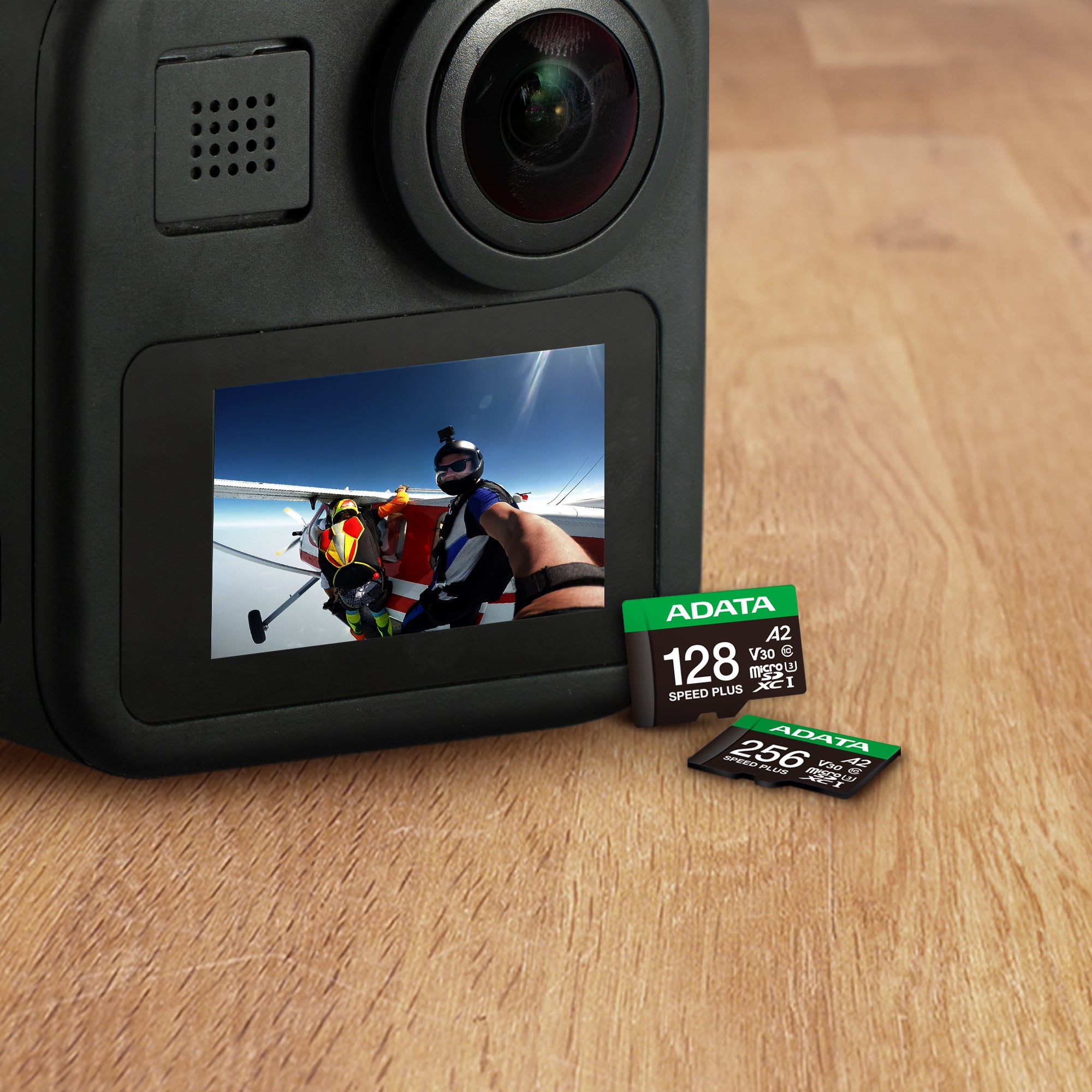 بطاقة ADATA SPEED PLUS MicroSDXC UHS-I U3 من الفئة 10 بسعة 64 جيجابايت 