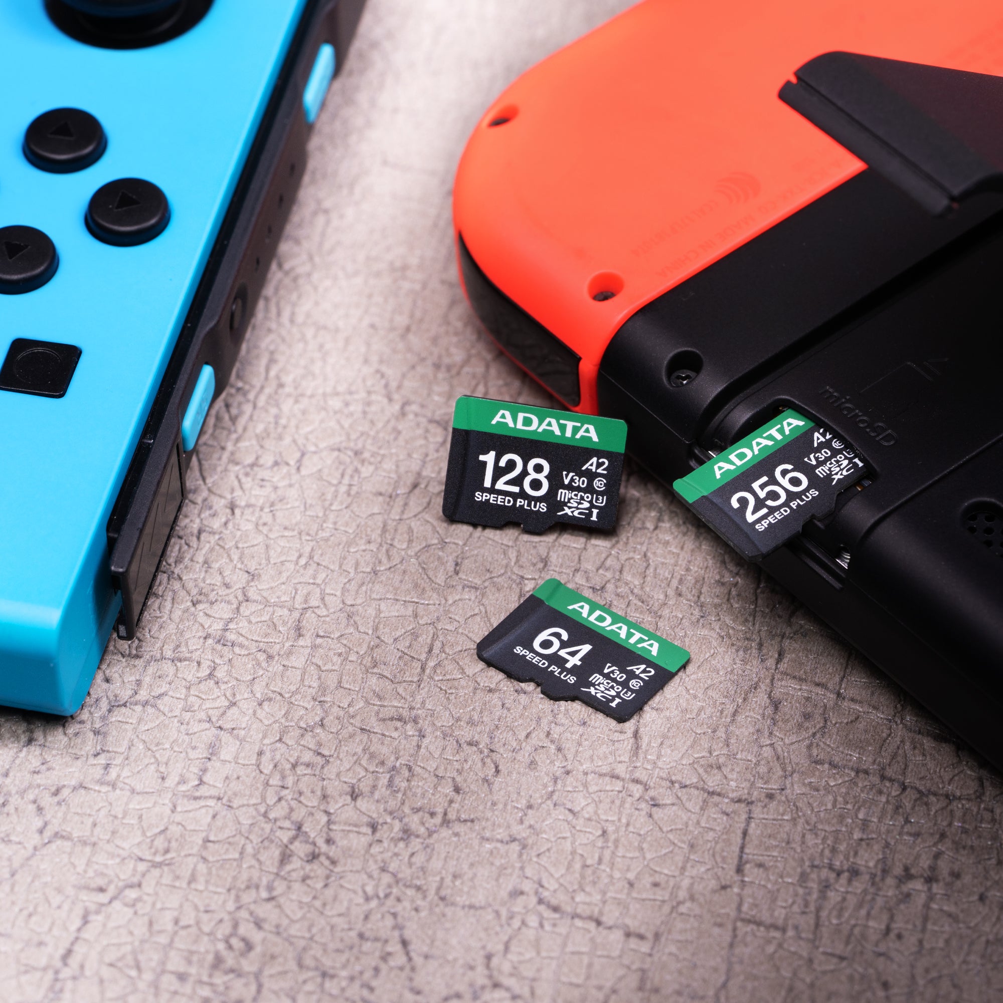 بطاقة ADATA SPEED PLUS MicroSDXC UHS-I U3 من الفئة 10 بسعة 64 جيجابايت 