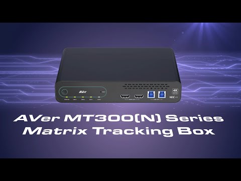 AVer MT300N Matrix Tracking Box with PTZ Link Premium, Voice Tracking,