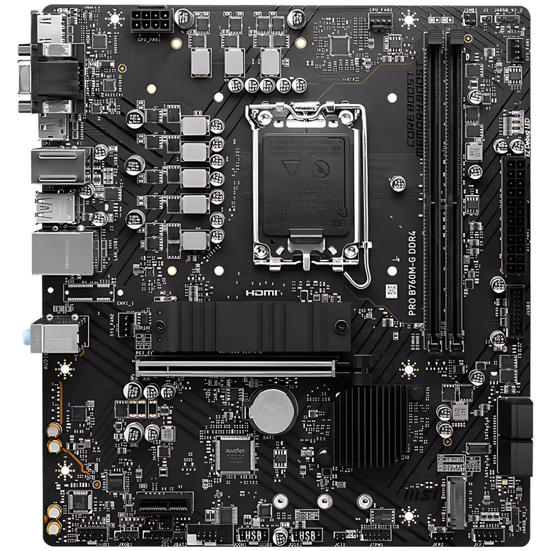 MSI PRO B760M-G DDR4 LGA 1700 Motherboard