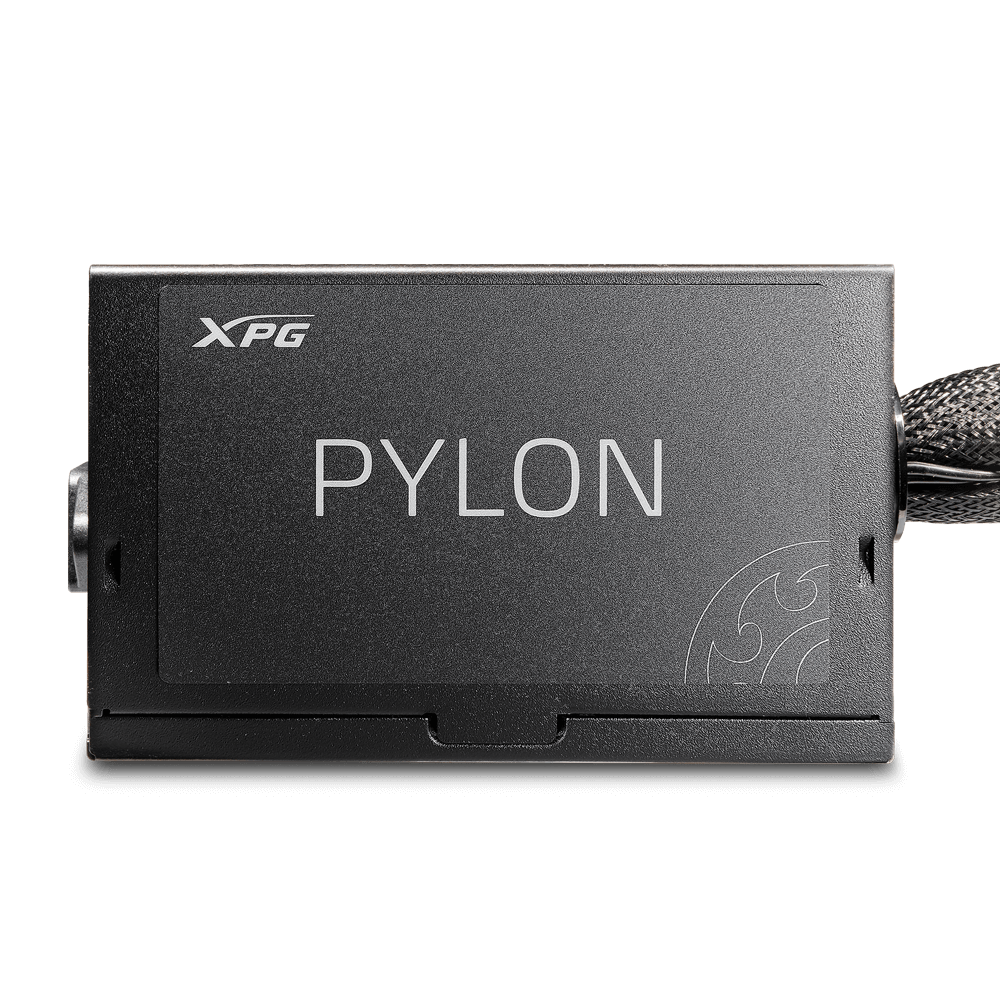 وحدة إمداد الطاقة XPG PYLON 650 واط 80 PLUS Bronze - ATX 2.4، تيار مستمر إلى تيار مستمر +12 فولت، مروحة FDB 120 مم، 5 حماية