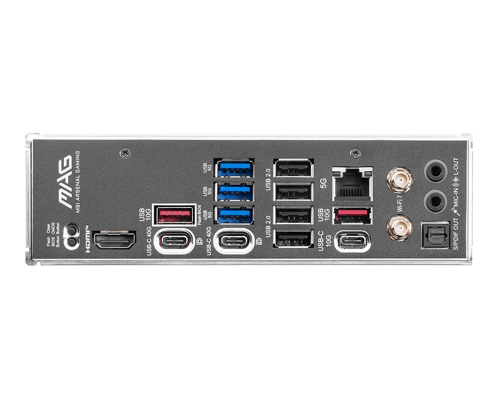 MSI MAG X870E Tomahawk WiFi AM5 Motherboard – DDR5, PCIe 5.0, USB4, Wi-Fi 7, 5G LAN, ATX Gaming Board for Ryzen 9000 Series