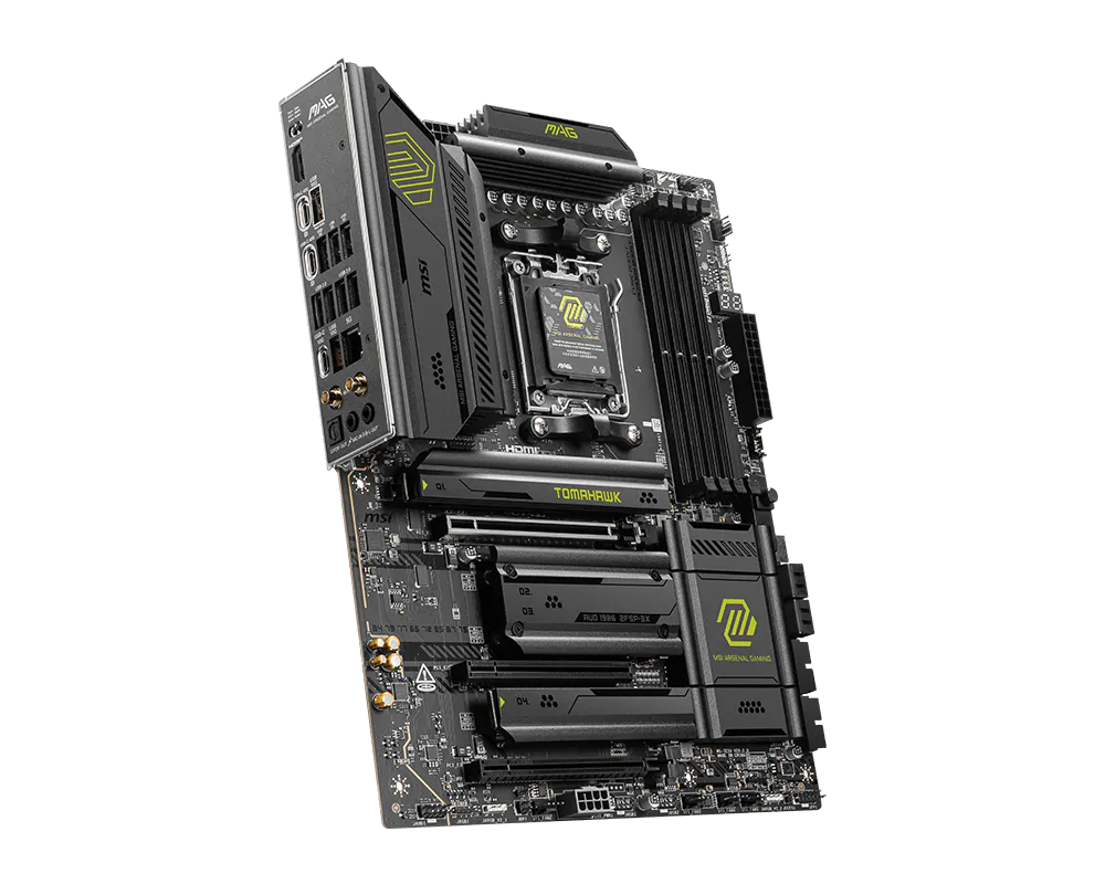 MSI MAG X870E Tomahawk WiFi AM5 Motherboard – DDR5, PCIe 5.0, USB4, Wi-Fi 7, 5G LAN, ATX Gaming Board for Ryzen 9000 Series