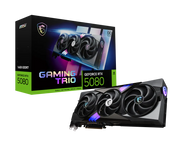 MSI GeForce RTX 5080 16G GAMING TRIO OC Graphics Card , 16GB GDDR7 , 256-bit , 10752 CUDA Cores , 2700MHz Boost , PCIe 5.0 , 3× DisplayPort 2.1b + HDMI 2.1b , 8K Support