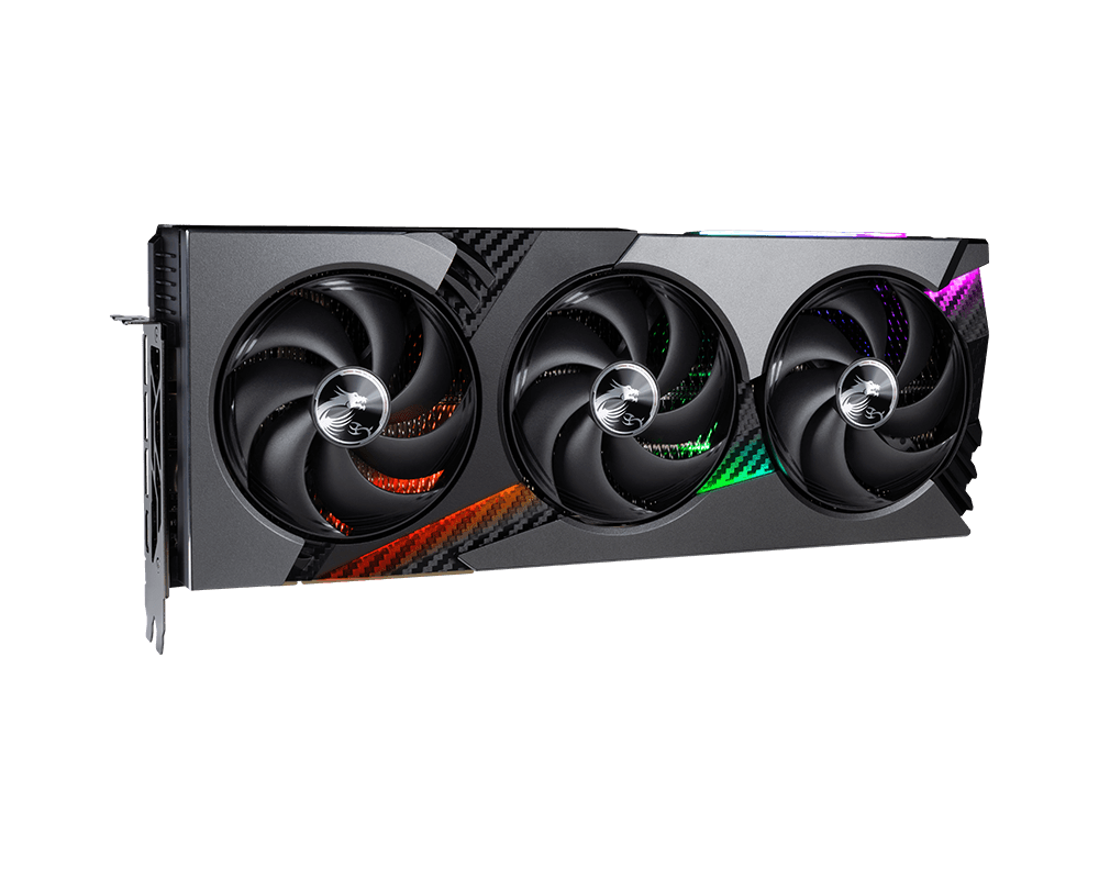 بطاقة رسومات MSI GeForce RTX 5070 VANGUARD SOC بسعة 12 جيجابايت - ذاكرة GDDR7 سعة 12 جيجابايت، PCIe 5.0، سرعة معالجة 28 جيجابايت في الثانية، 6144 نواة، سرعة معالجة 2655 ميجاهرتز، DLSS 4، منفذ DisplayPort 2.1b، منفذ HDMI 2.1b