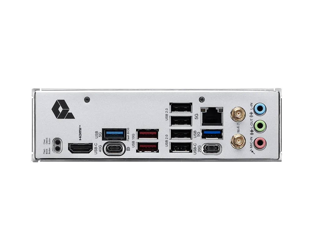 لوحة أم MSI PRO X870E-P WIFI – AMD X870E، AM5، DDR5 8200+ ميجاهرتز (OC)، PCIe 5.0، USB4 بسرعة 40 جيجابت/ثانية، واي فاي 7، شبكة 5G LAN، ثلاثية M.2، ATX