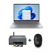 Lenovo ThinkBook 14 G8 IAL 21SJ002AGP Laptop - 14" WUXGA 60Hz - Intel Core Ultra 5 225U - 16GB RAM - 512GB SSD - Shared - WIN 11 PRO K + HP Smart Tank 581 Wireless All-in-One Printer + Mouse Bundle