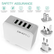 LDNIO A4403 Quick Charge 4-Port USB Wall Charger, 4.4A Output, UK Plug