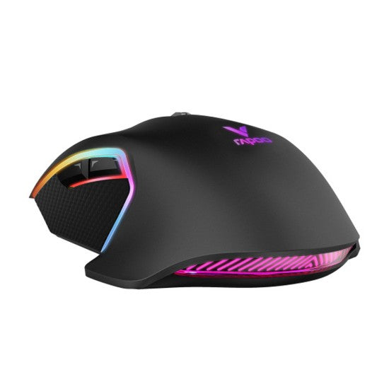 Rapoo V20PRO Gaming Mouse – 8000 DPI Precision Sensor, RGB Lighting, Ergonomic Design, Wired Performance for PC Gamers