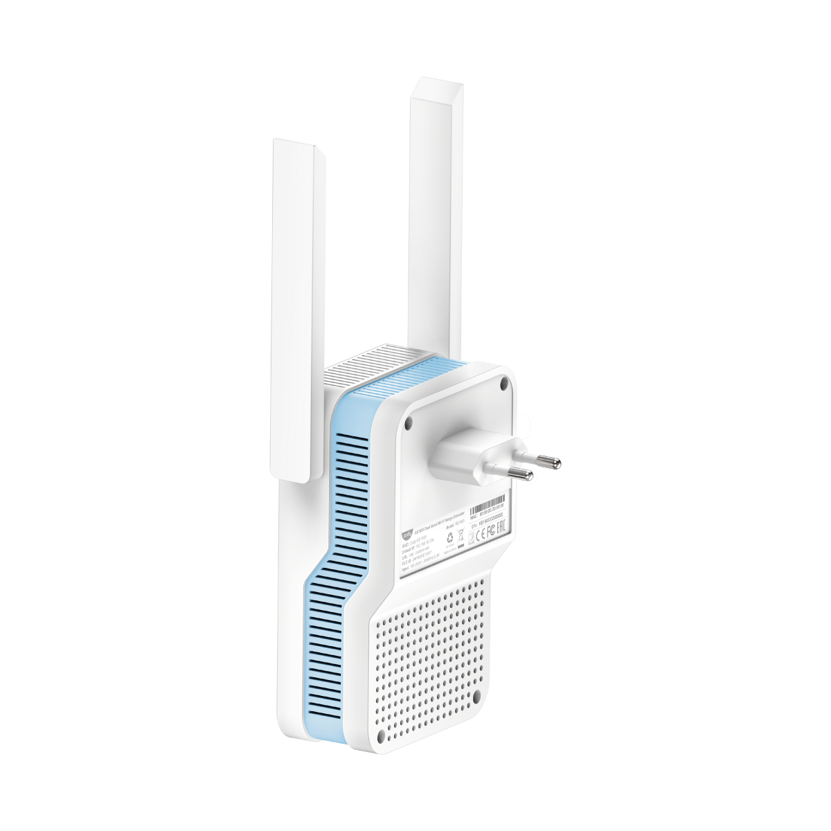 Cudy RE1200 1.0 AC1200 Mesh Wi‑Fi Extender (867+300 Mbps), 30‑Device Support, Ethernet & Mesh Satellite