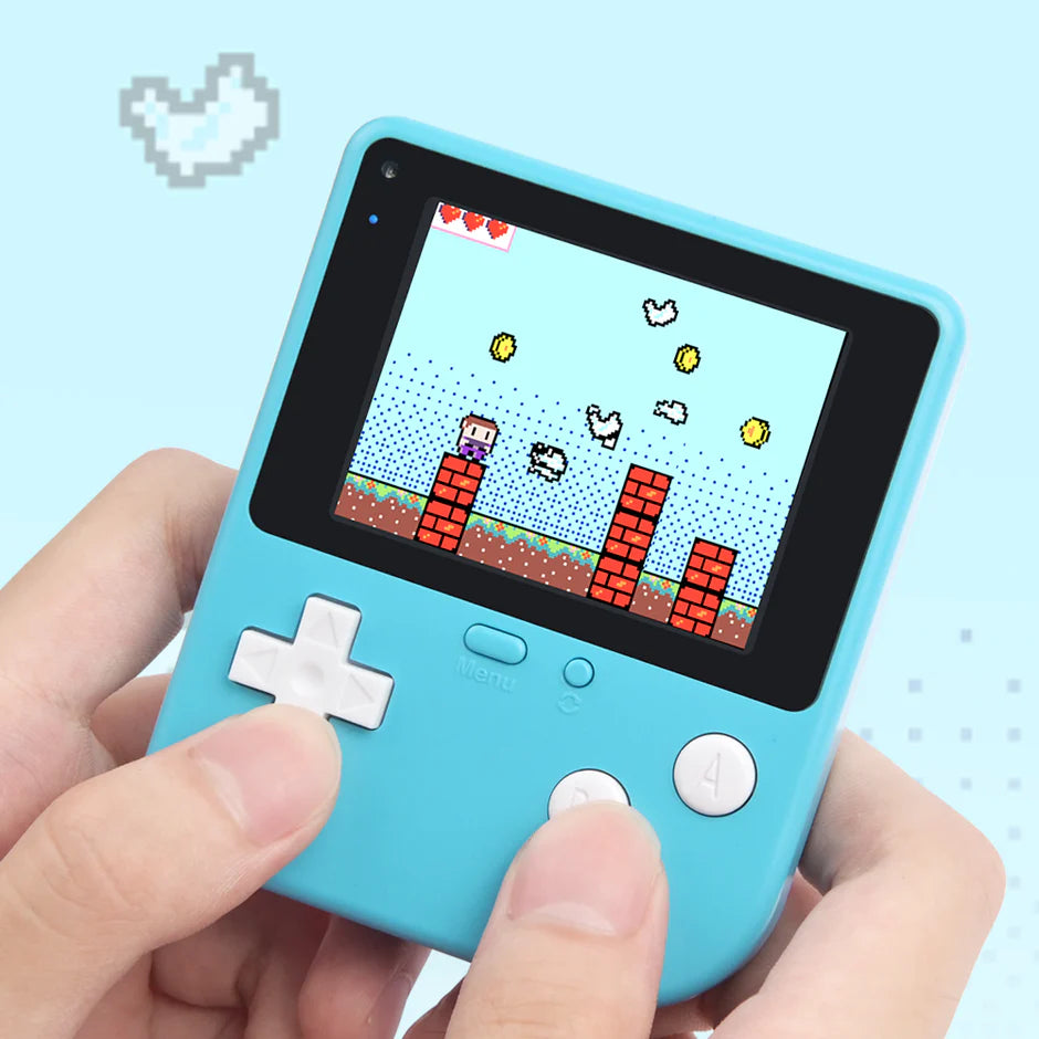 ELECFREAKS Retro MakeCode Arcade – 2.4" Handheld STEM Console with Sensors, LEGO® Compatibility & Python Support