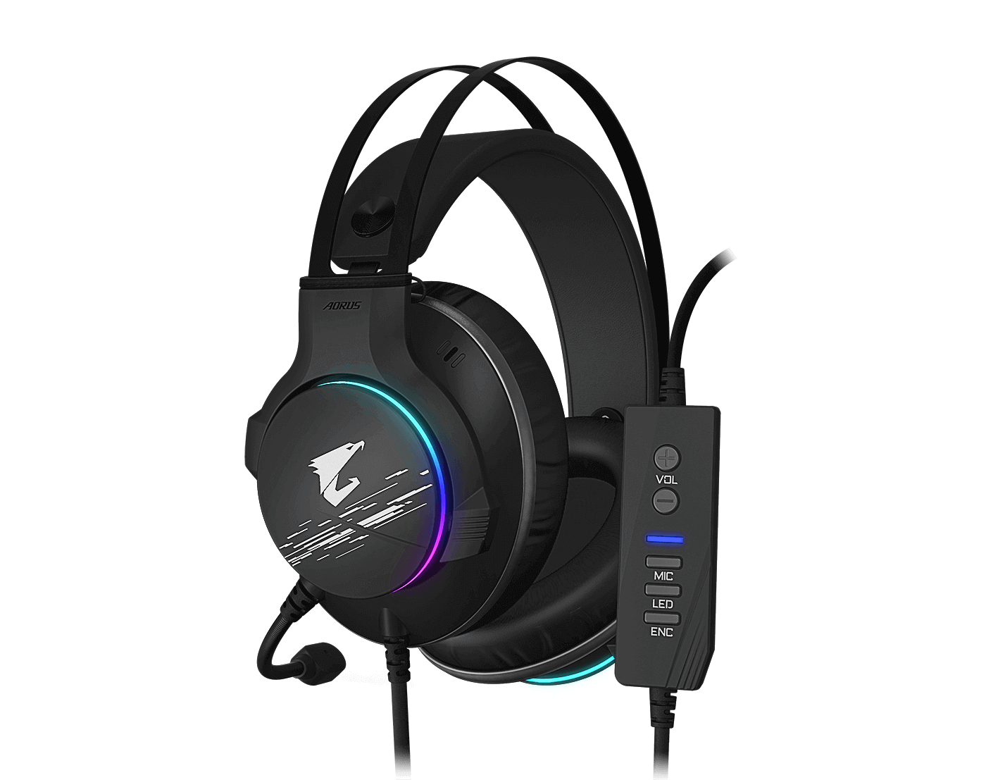 GIGABYTE AORUS H1 Gaming Headset — USB/3.5mm Wired RGB Surround Sound, 50 mm Drivers, Noise-Cancelling Mic, Comfortable Over-Ear Design, Multi-Platform Support (PC/PS/Xbox/Switch) (gigabyte.com )