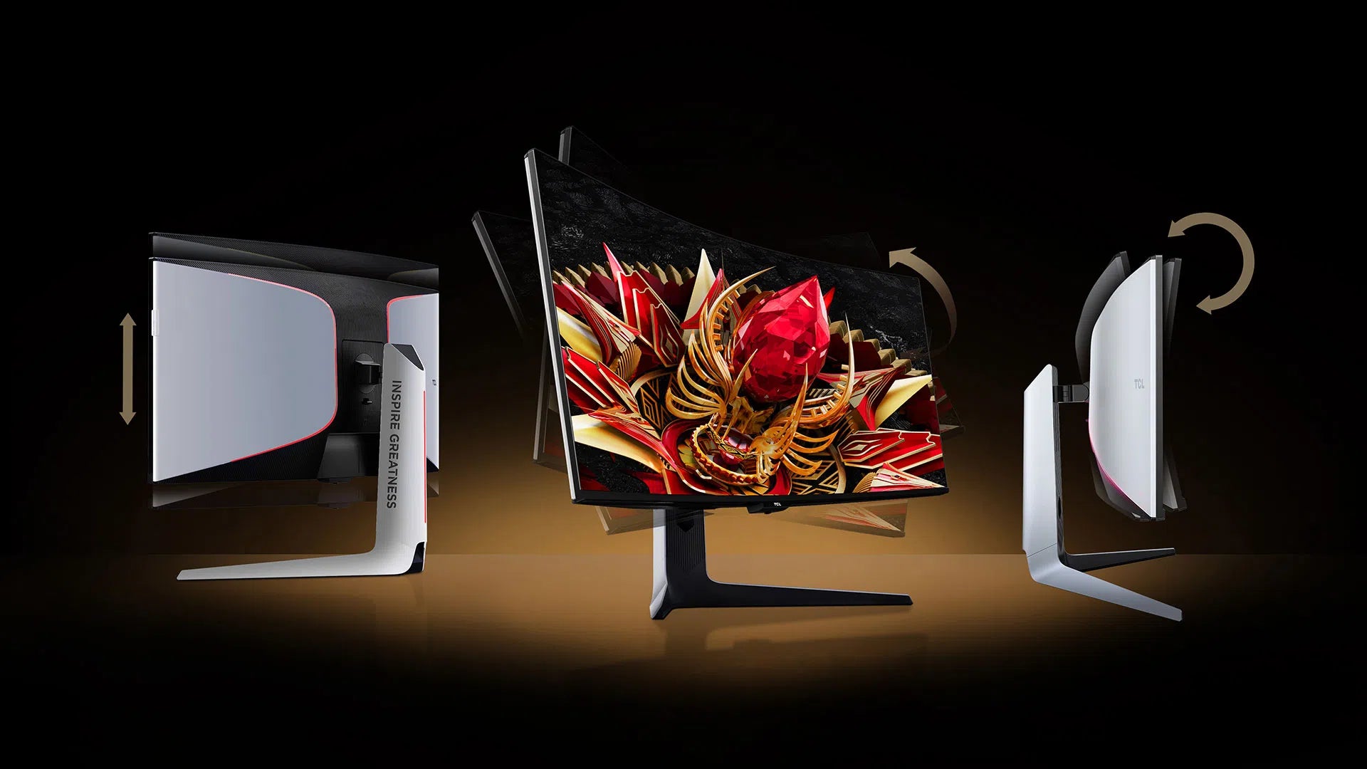 TCL 34R83Q 34" QD-Mini LED Monitor – WQHD, 170Hz, 1ms GTG, HDR1600, 1100+ Local Dimming Zones, Pantone Validated