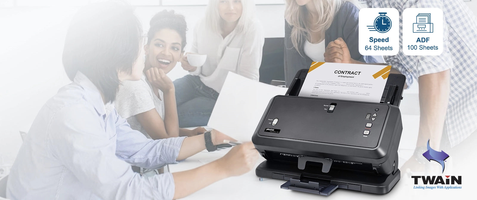 Plustek SmartOffice S60 (مسح ضوئي A3)