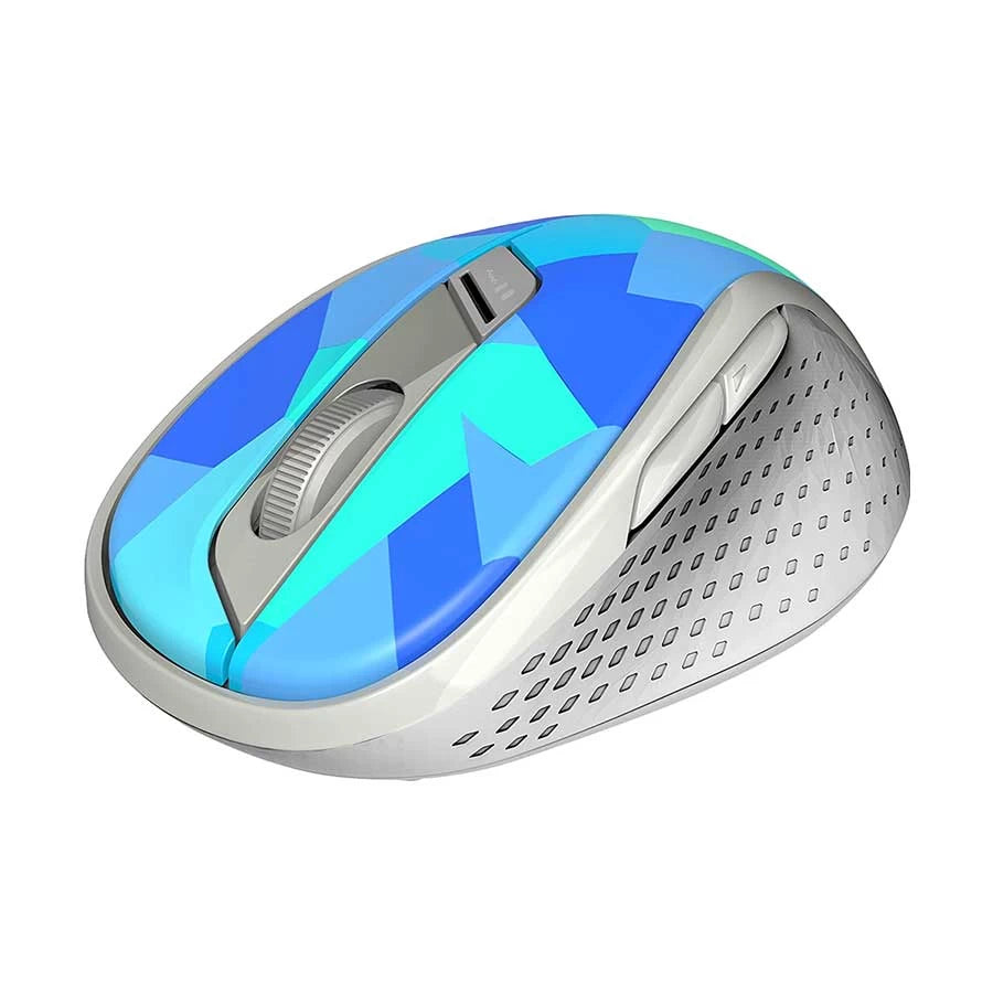 ماوس رابو M500 اللاسلكي متعدد الأوضاع الصامت - بلوتوث 3.0/4.0/5.0 و2.4 جيجاهرتز، دقة قابلة للتعديل من 600 إلى 1600 نقطة في البوصة، نقرات صامتة، 6 أزرار، عمر بطارية يصل إلى 12 شهرًا