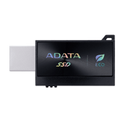 قرص SSD خارجي ADATA SC730 - منفذا USB-C وUSB-A - USB 3.2 من الجيل الثاني - صغير الحجم للغاية - تصميم صديق للبيئة