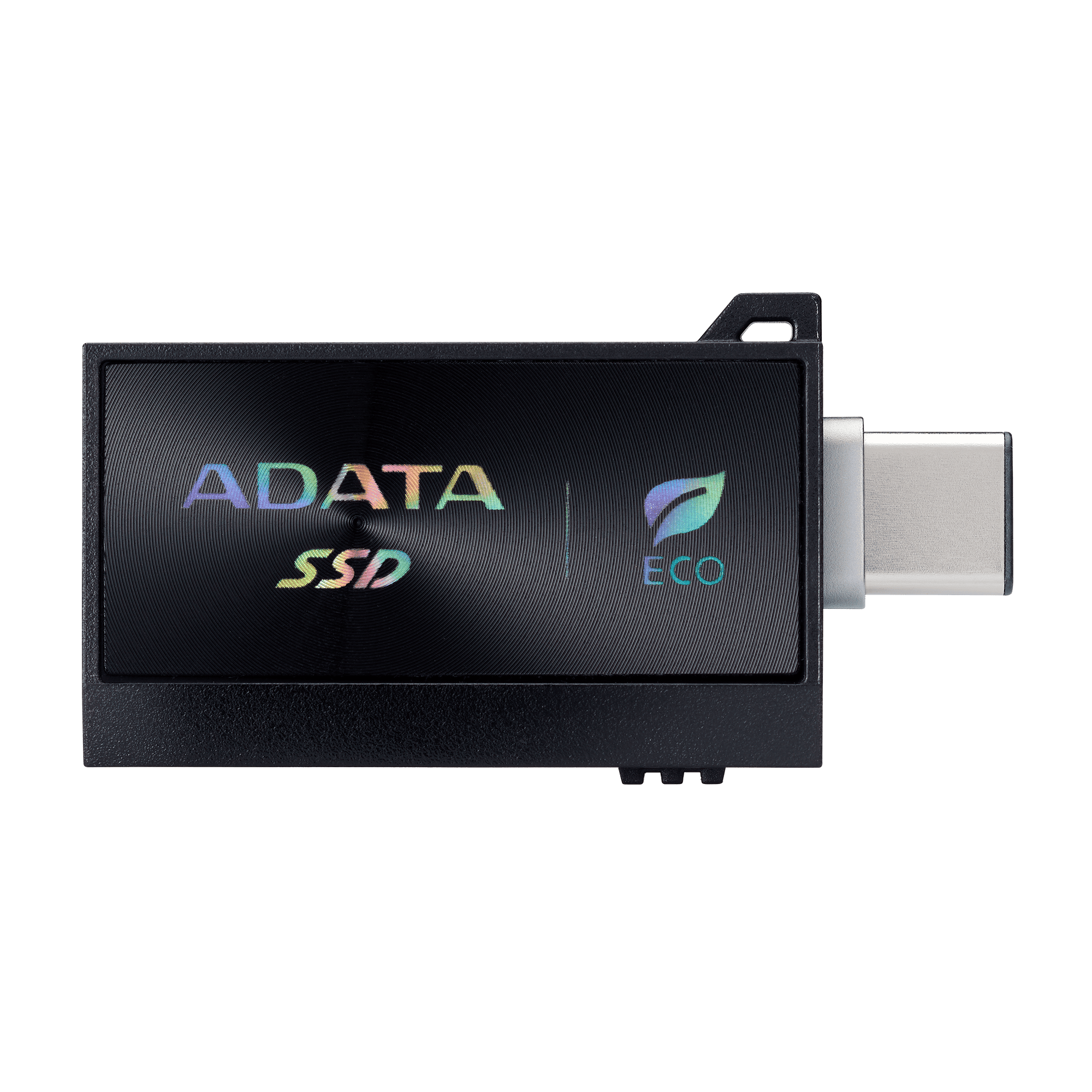 قرص SSD خارجي صغير الحجم ADATA SC730 - سرعة 600 ميجابايت/ثانية، منفذ USB 3.2 من الجيل الثاني، منفذي USB-C/USB-A، سعة 512 جيجابايت/1 تيرابايت، تصميم صديق للبيئة بنسبة 50%