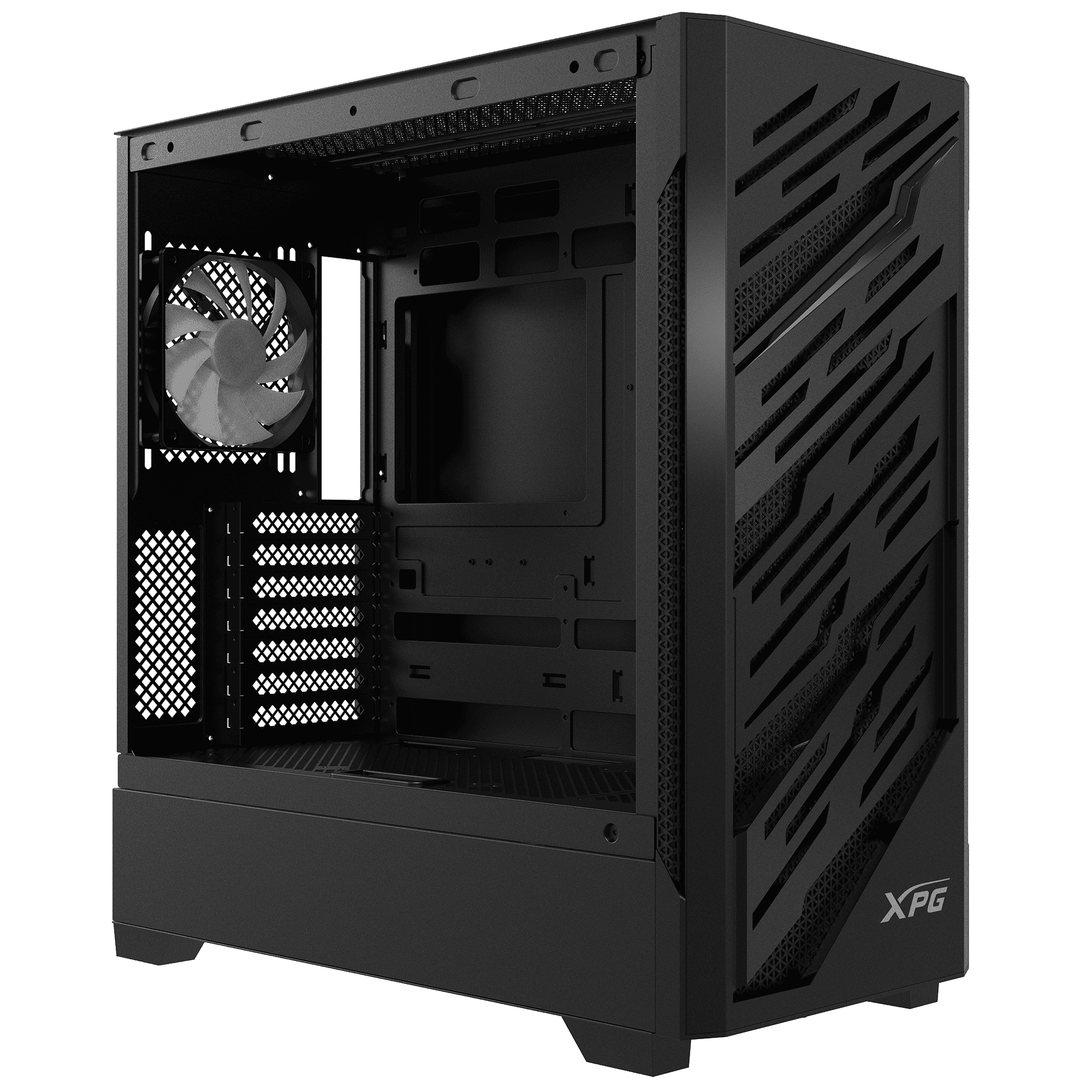 XPG Starker Air BTF Mid‑Tower Case – E‑ATX Support, 4 ARGB Fans, 360 mm Radiator, Magnetic Steel Mesh, USB‑C (Black)