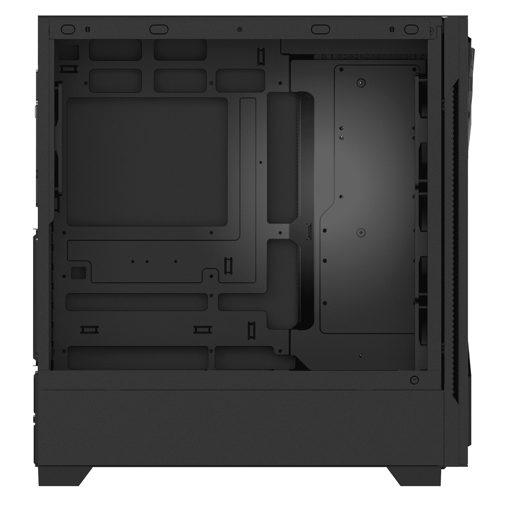 XPG Starker Air BTF Mid‑Tower Case – E‑ATX Support, 4 ARGB Fans, 360 mm Radiator, Magnetic Steel Mesh, USB‑C (Black)