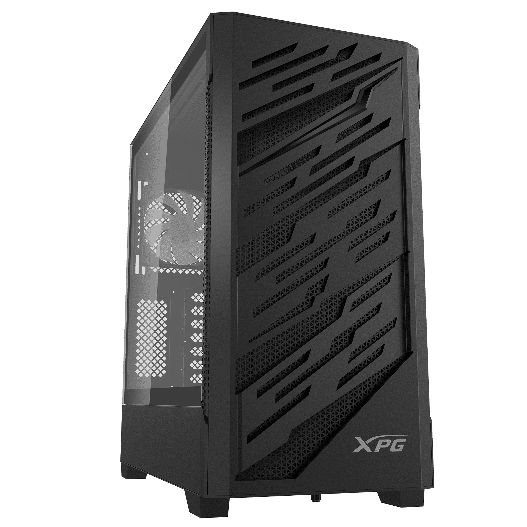 XPG Starker Air BTF Mid‑Tower Case – E‑ATX Support, 4 ARGB Fans, 360 mm Radiator, Magnetic Steel Mesh, USB‑C (Black)