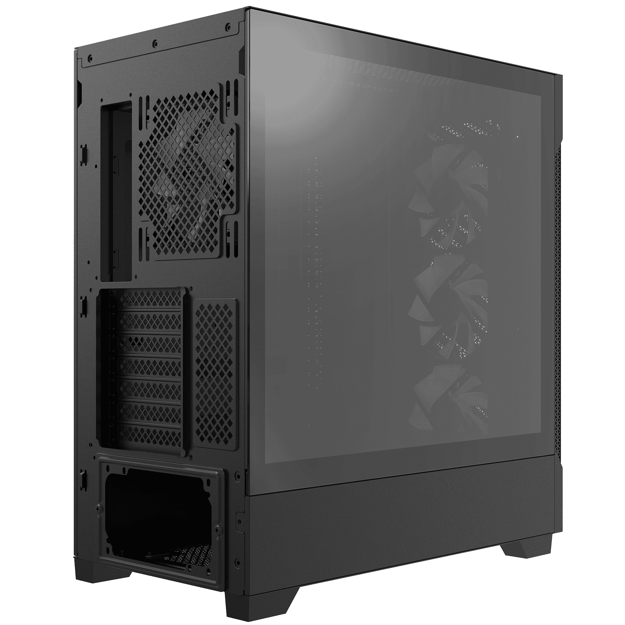 XPG Starker Air BTF Mid‑Tower Case – E‑ATX Support, 4 ARGB Fans, 360 mm Radiator, Magnetic Steel Mesh, USB‑C (Black)