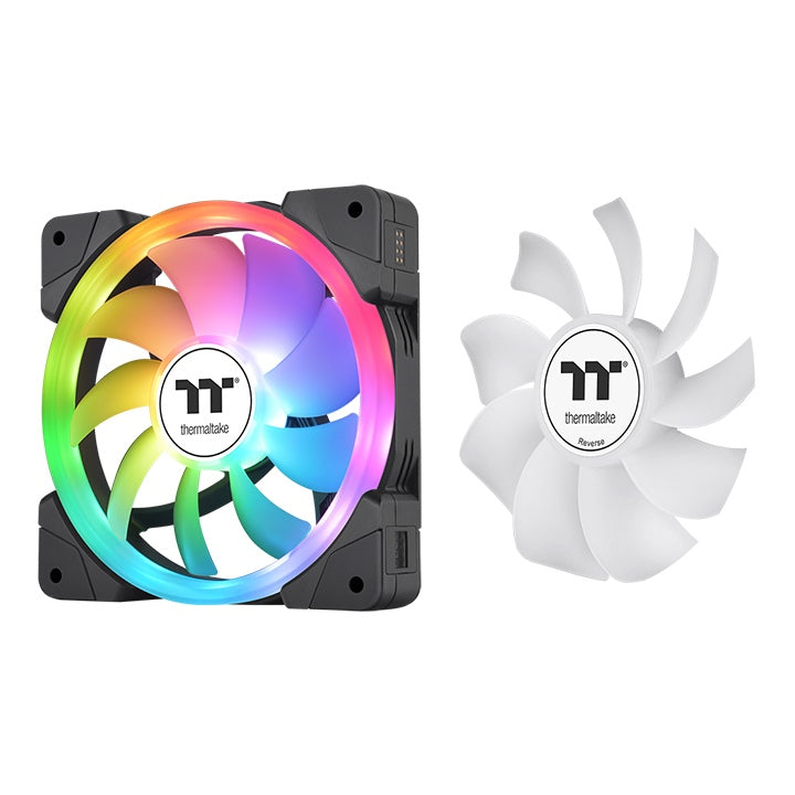 PC用ファン・クーラー thermaltake SWAFAN EX12 ARGB Sync Thermaltake SWAFAN EX 12 ARGB PC Cooling Fan, 3-Fan pcak, 500~2000