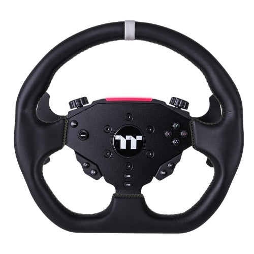 Thermaltake G6 Direct Drive Racing Wheel with Pedals Bundle – 6 Nm Force Feedback, 13″ D-Shaped Wheel, Quick-Release, Hall-Effect Pedals, Dual-Motor Cooling