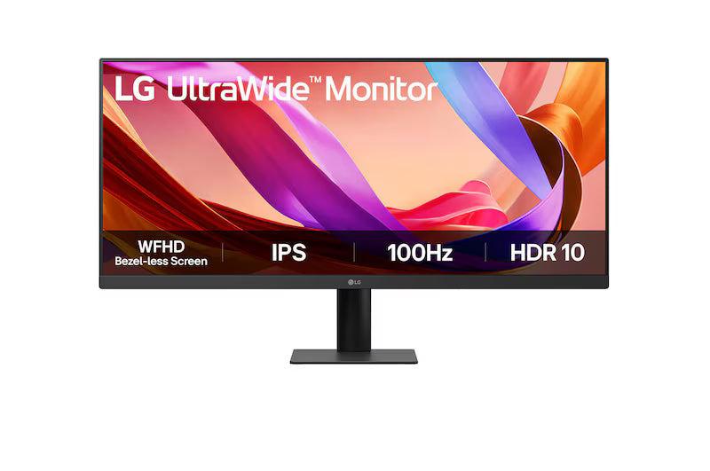 LG UltraWide 29U511A-B 29" WFHD IPS Monitor, 2560×1080, 21:9, 100Hz, 5ms GtG, 1ms MBR, HDR10, sRGB 99%, AMD FreeSync, 250 Nits