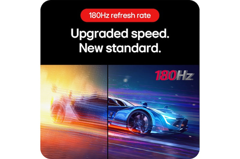 LG UltraGear 24GS60F-B 24″ Gaming Monitor – Full HD IPS 180Hz Refresh, 1ms Response, NVIDIA G-SYNC® Compatible & AMD FreeSync™, HDR10, HDMI & DisplayPort