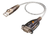 ATEN UC232A USB to RS-232 Adapter – 35cm Cable, Up to 921.6 Kbps Data Transfer Rate, Plug & Play, Compatible with Windows, Mac, Linux