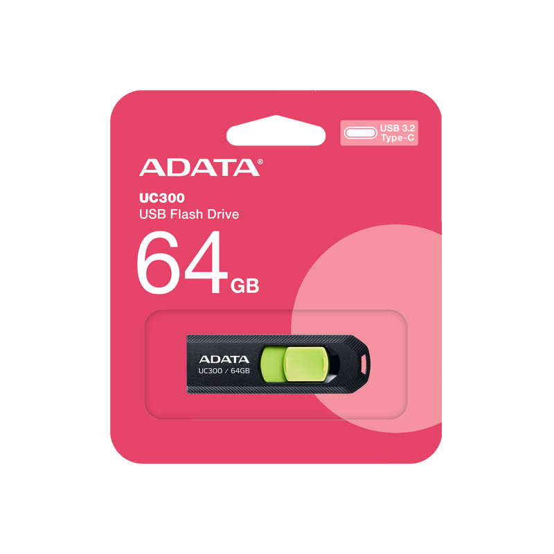 محرك أقراص فلاش ADATA UC300 Type-C USB 3.2 بسرعة تصل إلى 5 جيجابت في الثانية