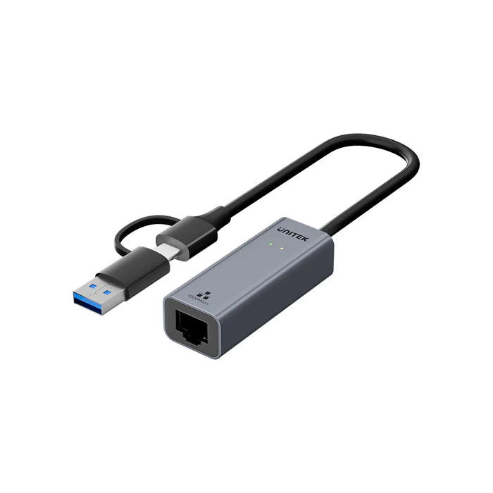 محول UNITEK من USB إلى إيثرنت جيجابت، محول شبكة LAN عالي السرعة بسرعة 1000 ميجابت في الثانية، محول USB 3.0 إلى RJ45، اتصال إنترنت سلكي بنظام التوصيل والتشغيل لأجهزة اللابتوب، ماك بوك، الكمبيوتر الشخصي وأجهزة USB