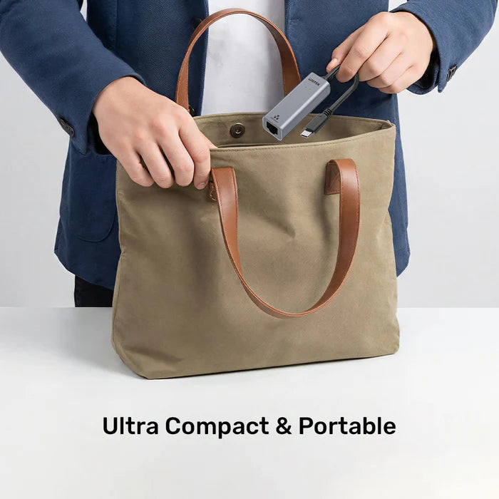 محول UNITEK من USB-C إلى RJ45 إيثرنت جيجابت، محول شبكة LAN بسرعة 1000 ميجابت في الثانية، USB-C بسرعة 5 جيجابت في الثانية، توصيل وتشغيل، رمادي فضائي
