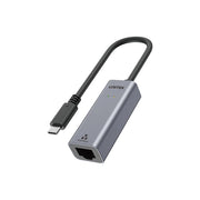 محول UNITEK من USB-C إلى RJ45 إيثرنت جيجابت، محول شبكة LAN بسرعة 1000 ميجابت في الثانية، USB-C بسرعة 5 جيجابت في الثانية، توصيل وتشغيل، رمادي فضائي