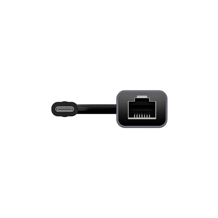 محول UNITEK من USB-C إلى RJ45 إيثرنت جيجابت، محول شبكة LAN بسرعة 1000 ميجابت في الثانية، USB-C بسرعة 5 جيجابت في الثانية، توصيل وتشغيل، رمادي فضائي