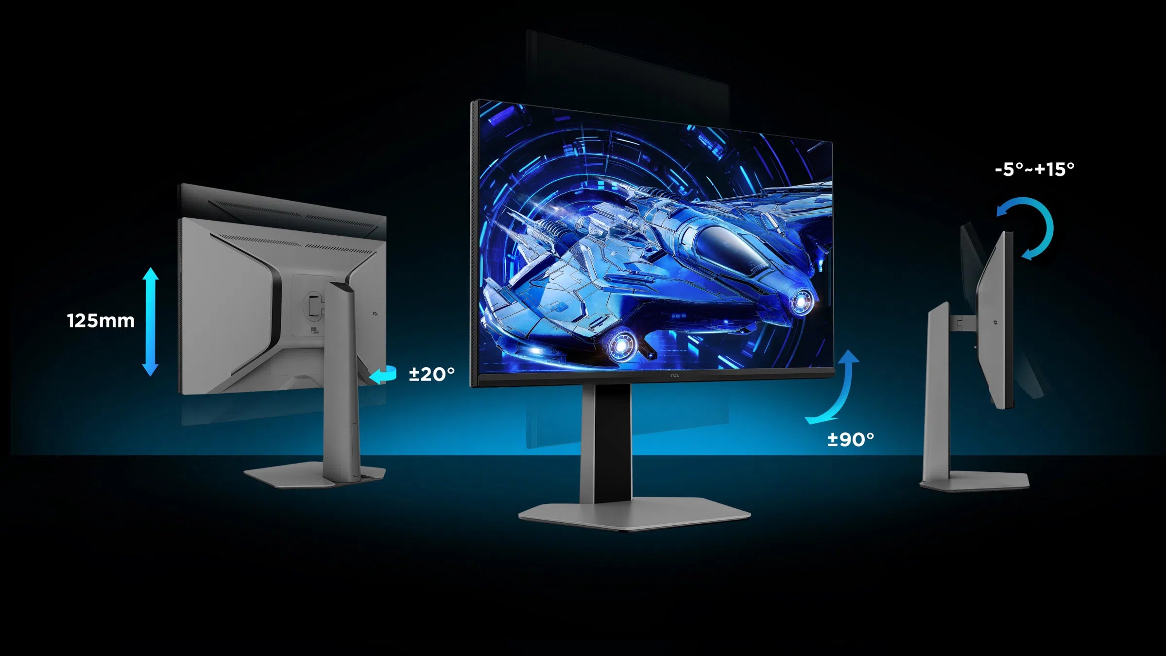TCL 25G64 25" QD-Mini LED Monitor – 300Hz, 1ms, HDR600, 97% DCI-P3, AMD FreeSync Premium & NVIDIA G-SYNC Compatible